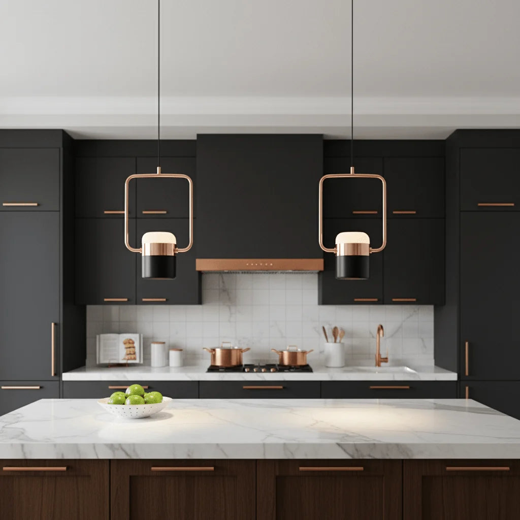 Adjustable Glass Pendant Light