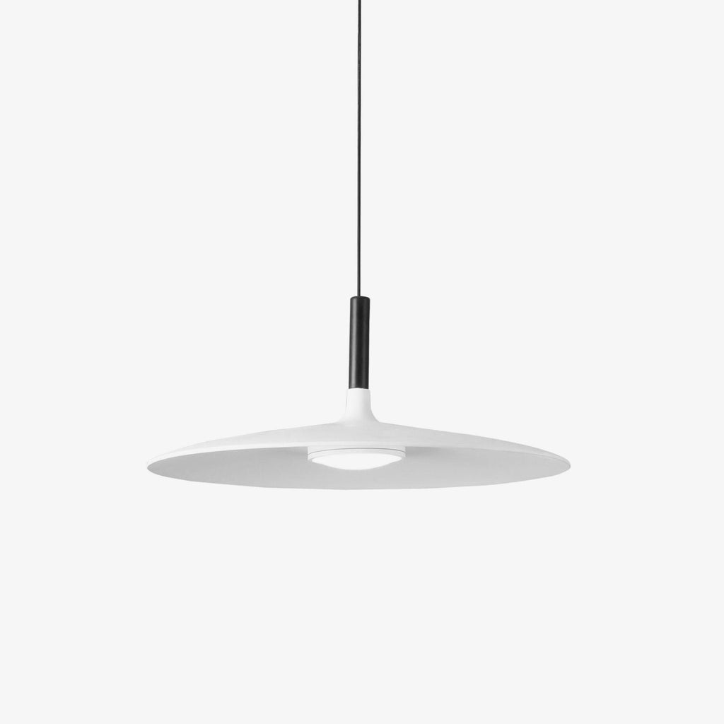 Larkin White Saucer Pendant Light
