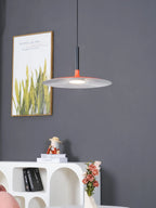 Larkin White Saucer Pendant Light