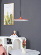 Larkin White Saucer Pendant Light