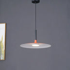 Larkin White Saucer Pendant Light
