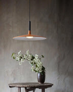 Larkin White Saucer Pendant Light