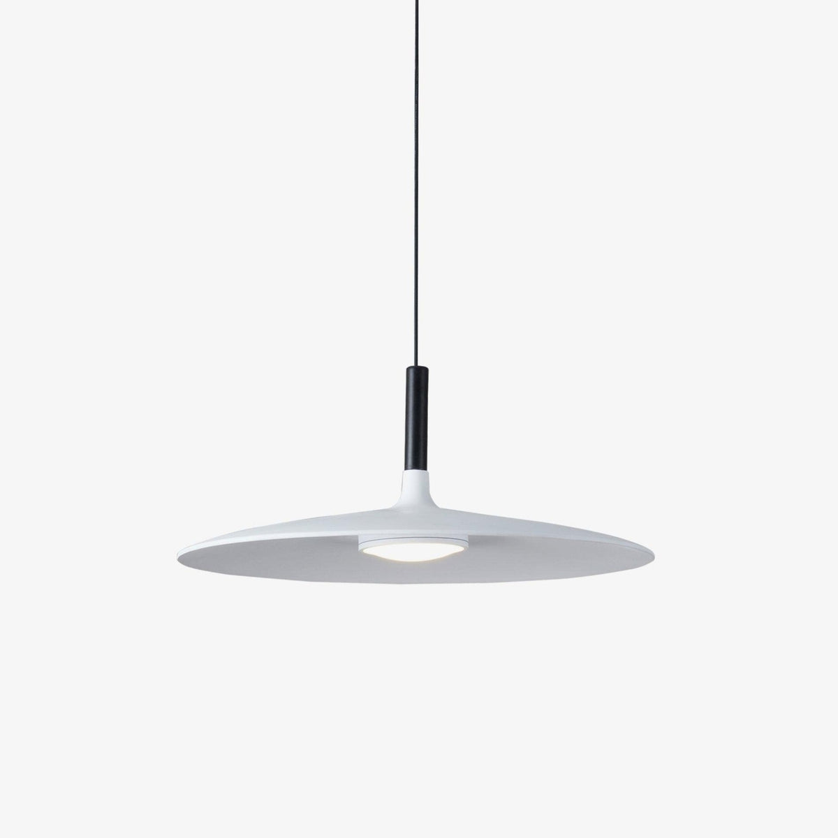 Larkin White Saucer Pendant Light