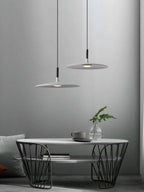 Larkin White Saucer Pendant Light