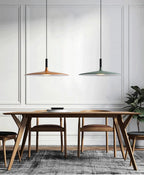 Larkin White Saucer Pendant Light