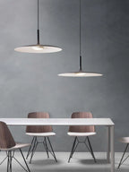 Larkin White Saucer Pendant Light