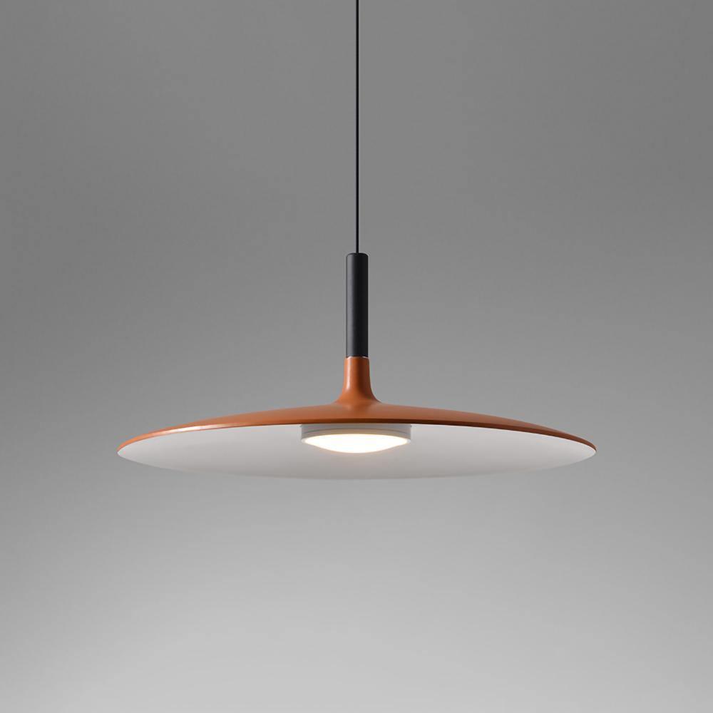 Larkin White Saucer Pendant Light