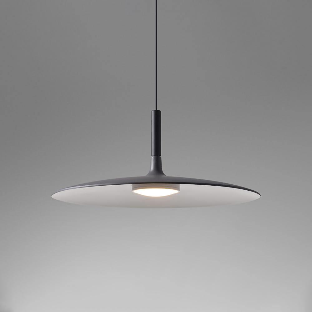 Larkin White Saucer Pendant Light