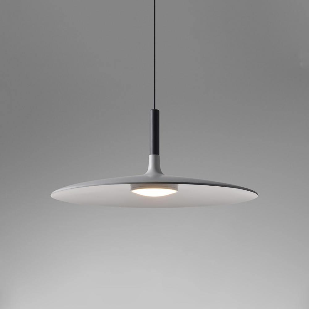 Larkin White Saucer Pendant Light