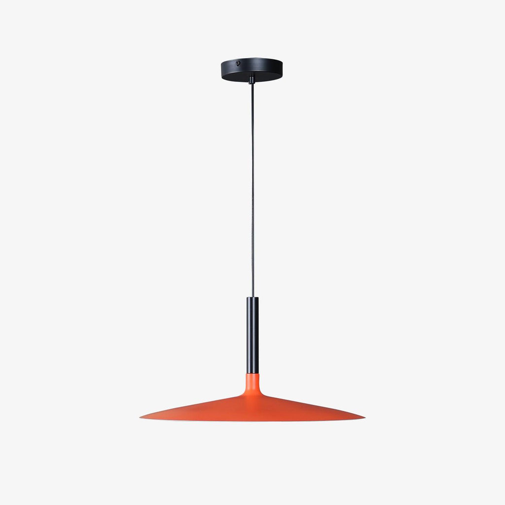 Larkin White Saucer Pendant Light