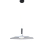 Larkin White Saucer Pendant Light