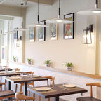 Larkin White Saucer Pendant Light