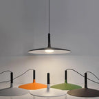 Larkin White Saucer Pendant Light