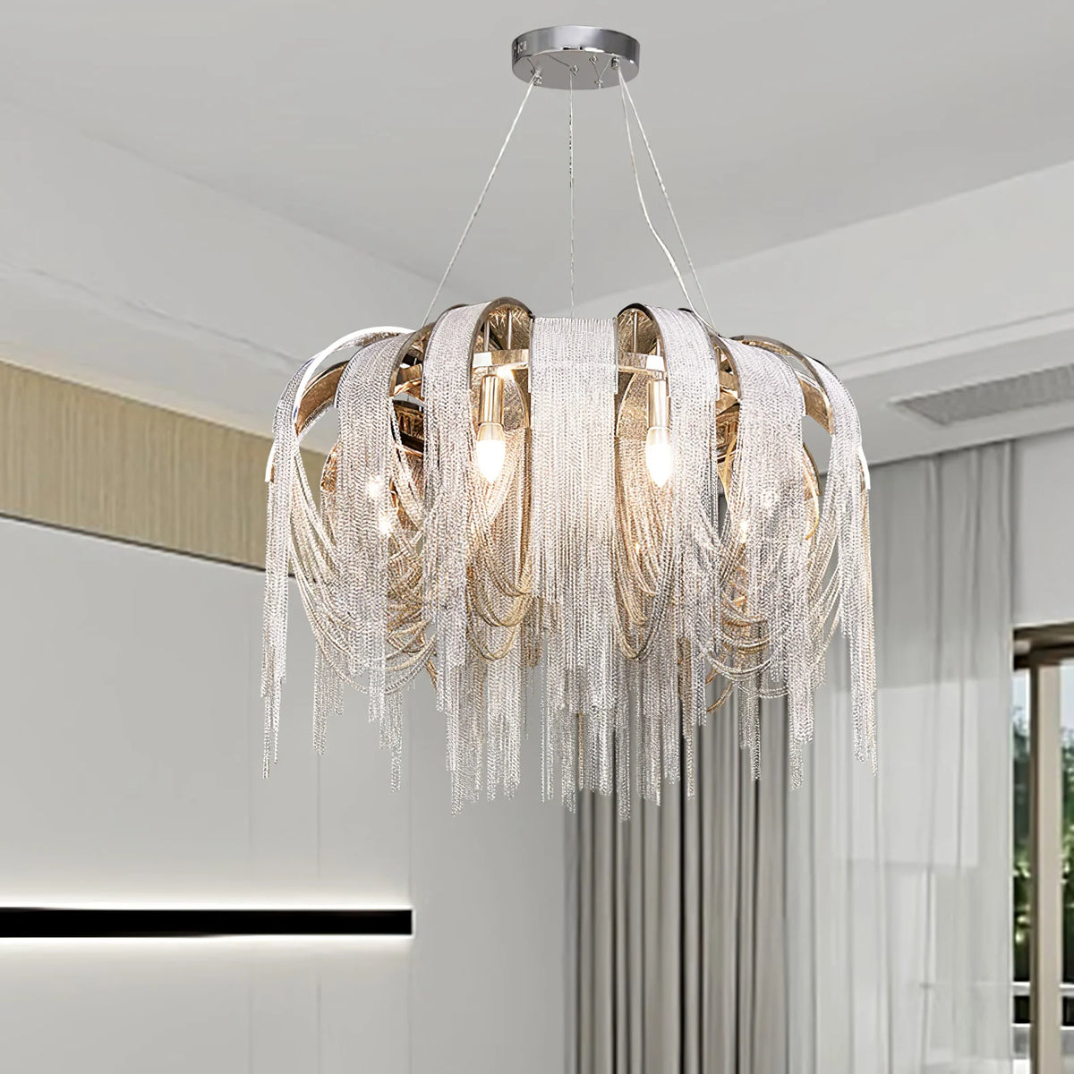 Length Chains Chandelier