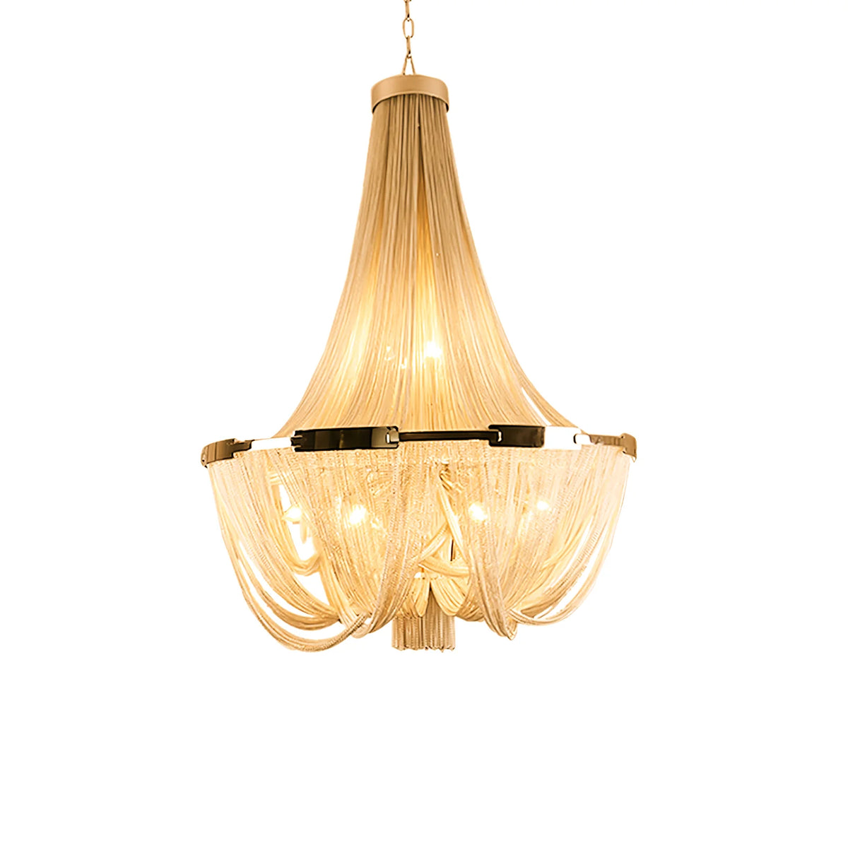 Tassel Aluminum Chain Chandelier