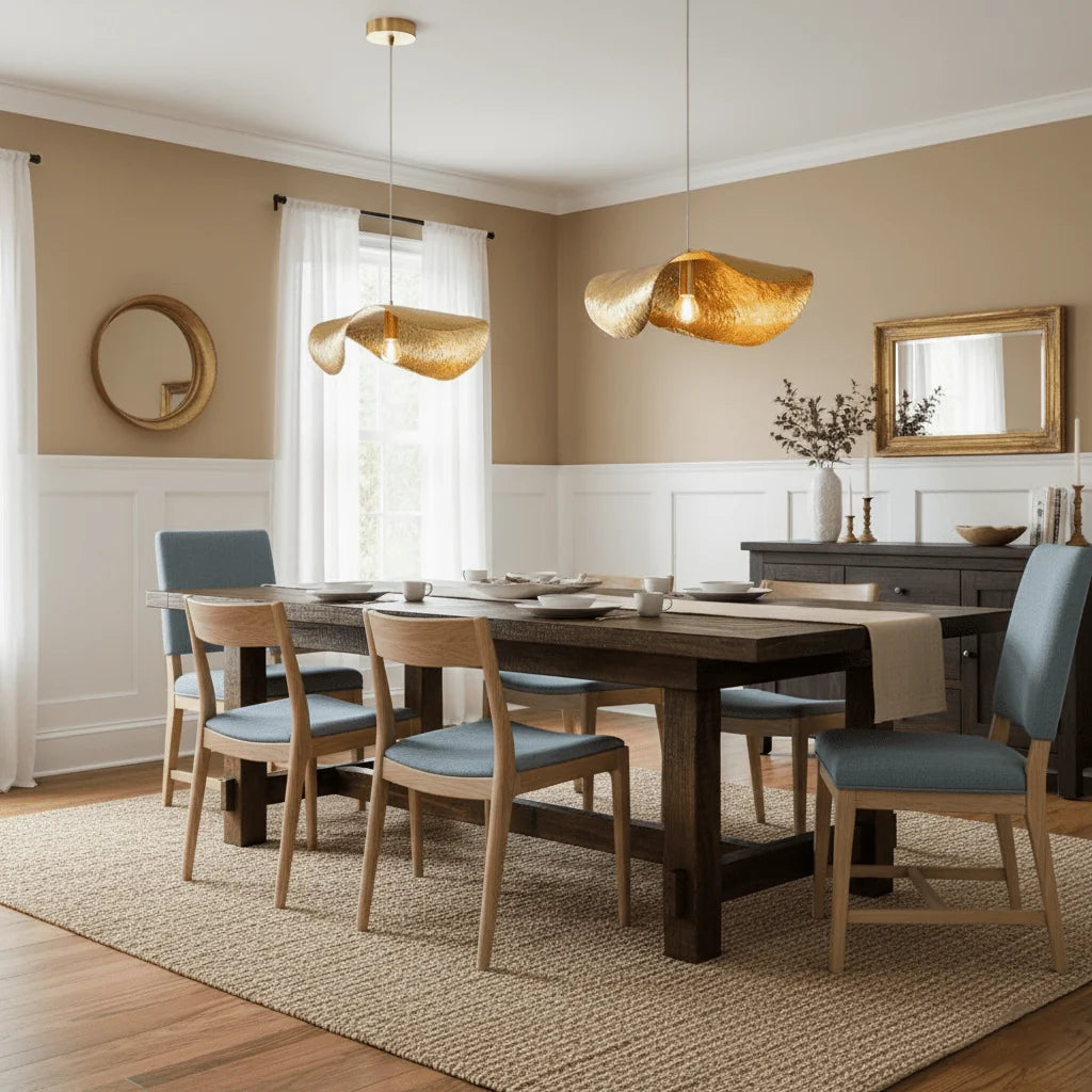 Hammered Pendant Light