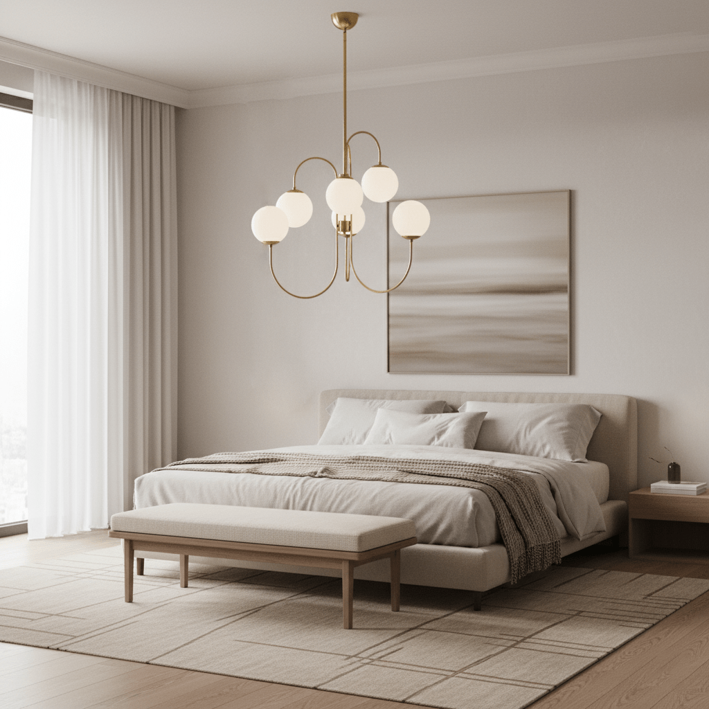 Gooseneck Chandelier