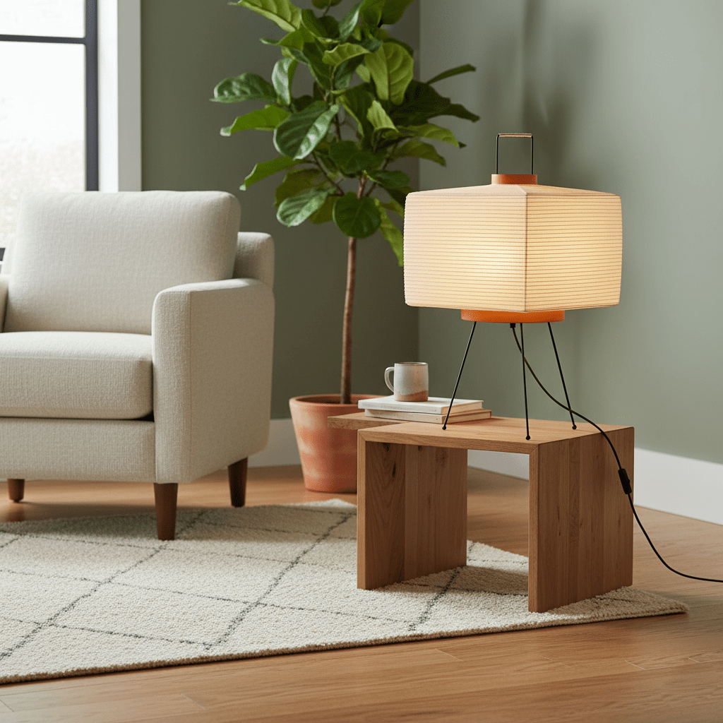 Japanese Lantern Table Lamp