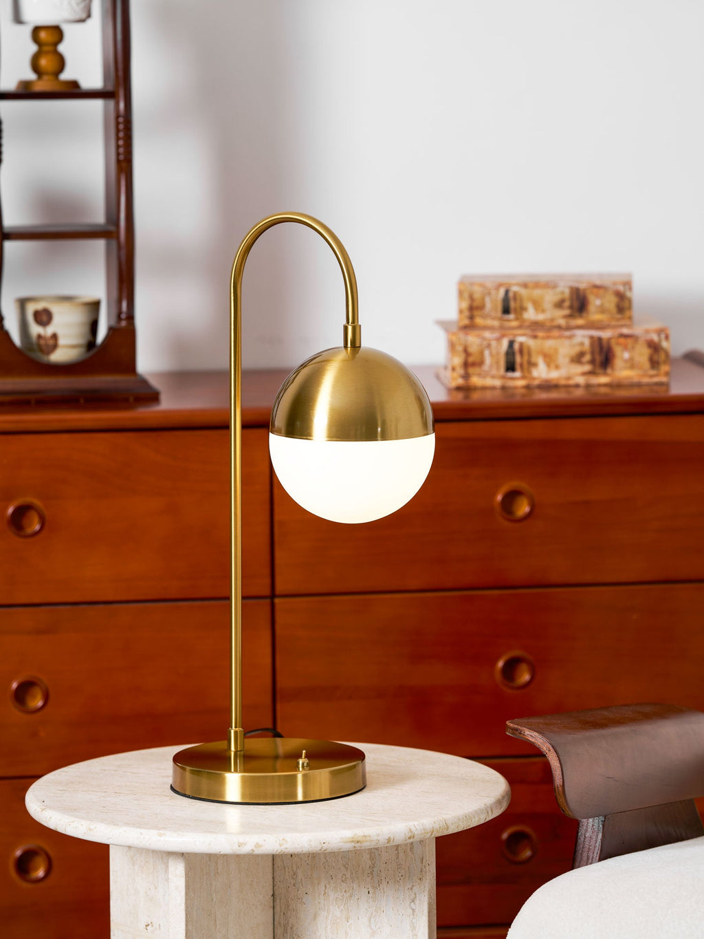 Brenton Brass Arch Table Lamp