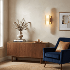 Oblong Alabaster Wall Sconce