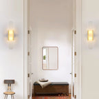 Oblong Alabaster Wall Sconce