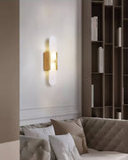 Oblong Alabaster Wall Sconce
