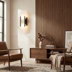 Oblong Alabaster Wall Sconce