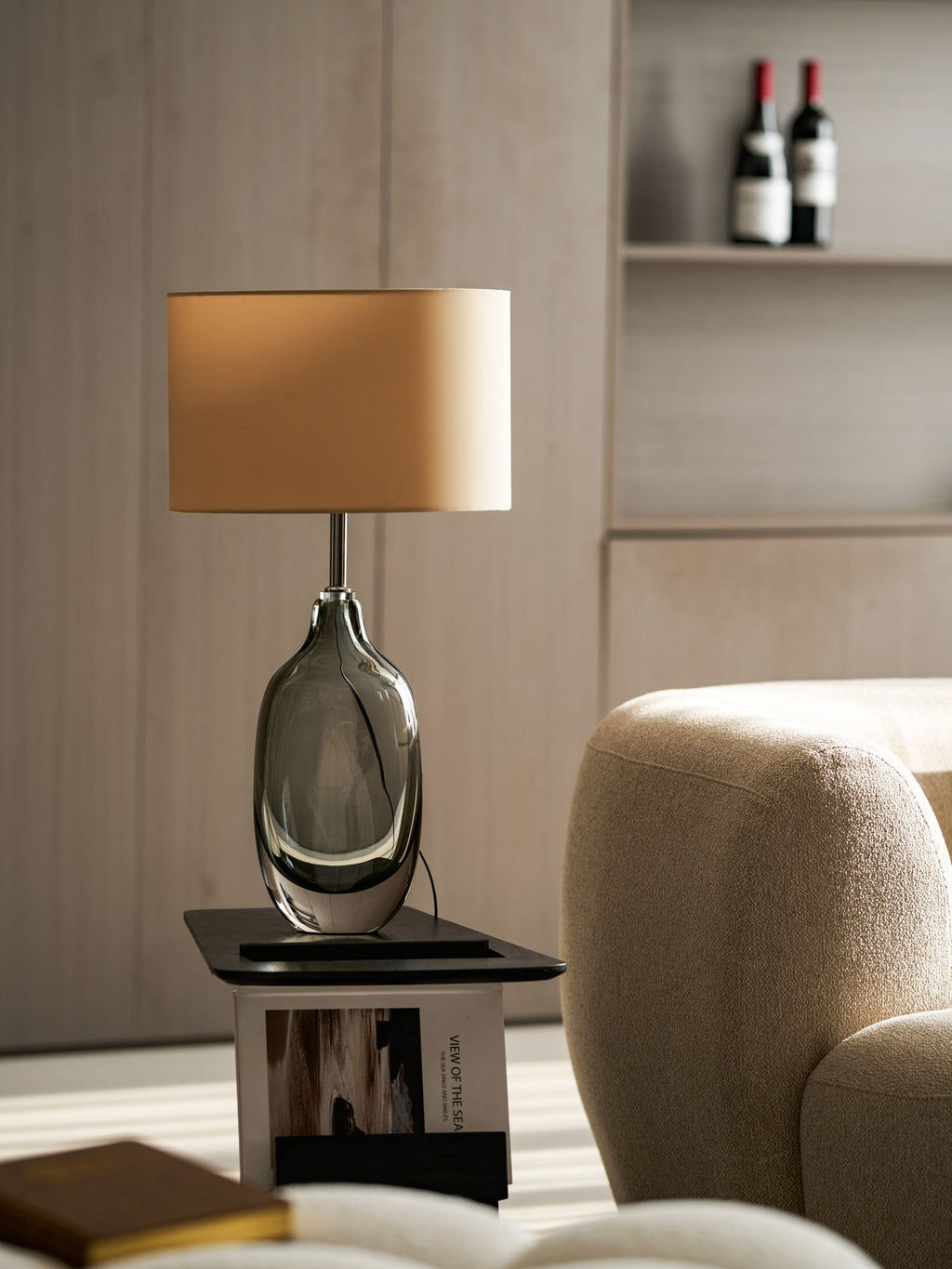 Glazed Crystal Table Lamp