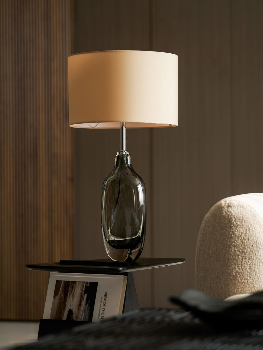 Glazed Crystal Table Lamp