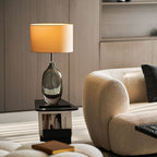 Glazed Crystal Table Lamp