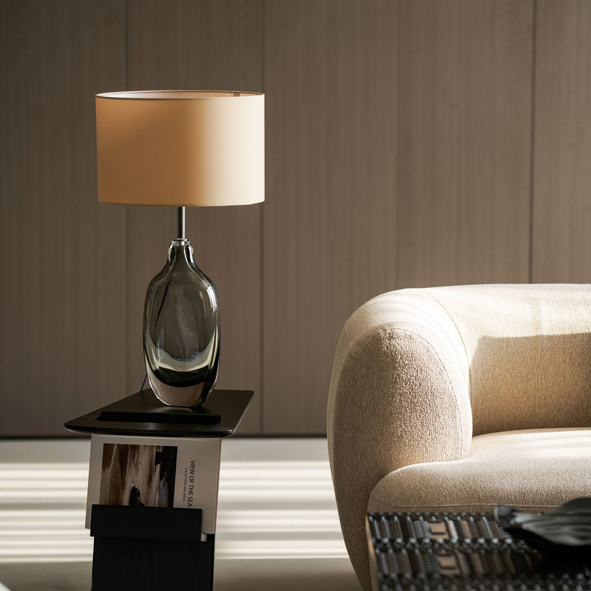 Glazed Crystal Table Lamp
