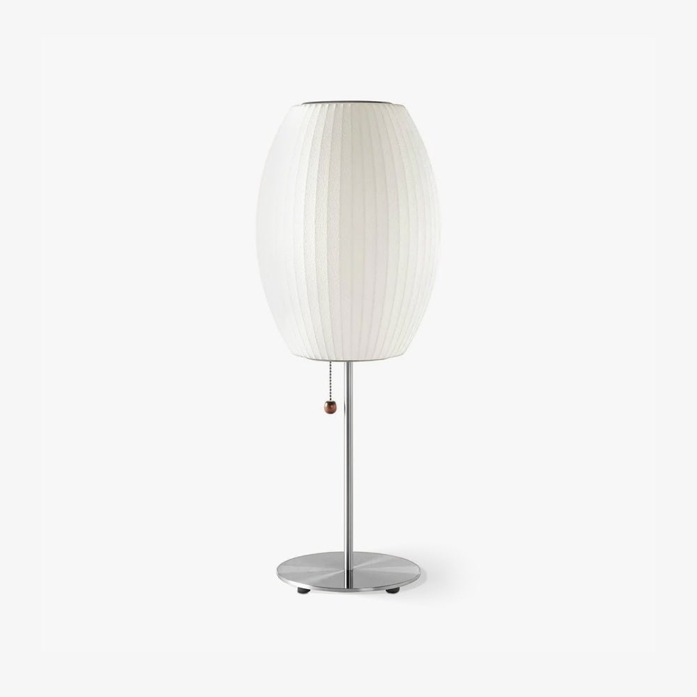 Faux Silk Bubble Table Lamp