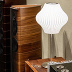 Faux Silk Bubble Table Lamp