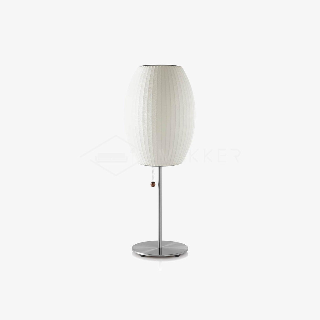 Faux Silk Bubble Table Lamp