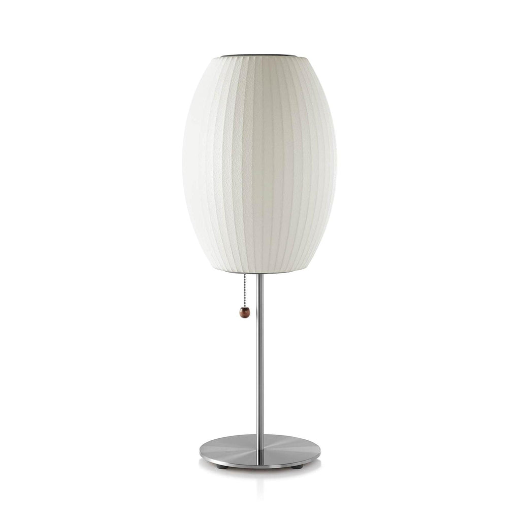 Faux Silk Bubble Table Lamp