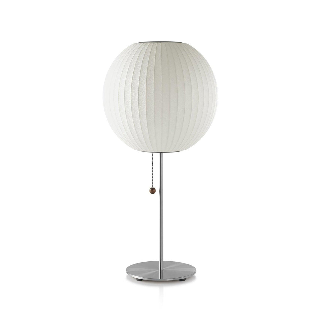 Faux Silk Bubble Table Lamp