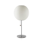 Faux Silk Bubble Table Lamp