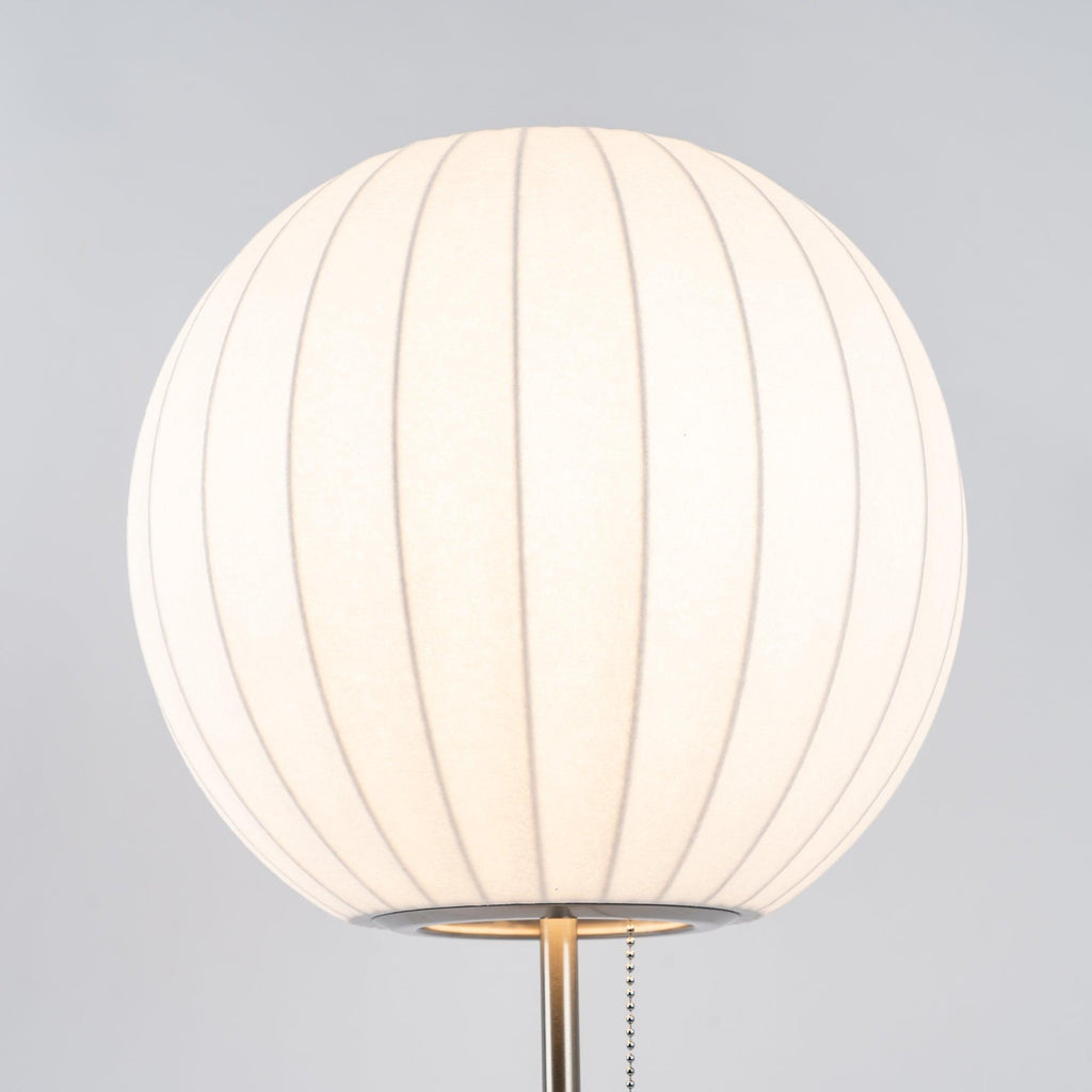 Faux Silk Bubble Table Lamp
