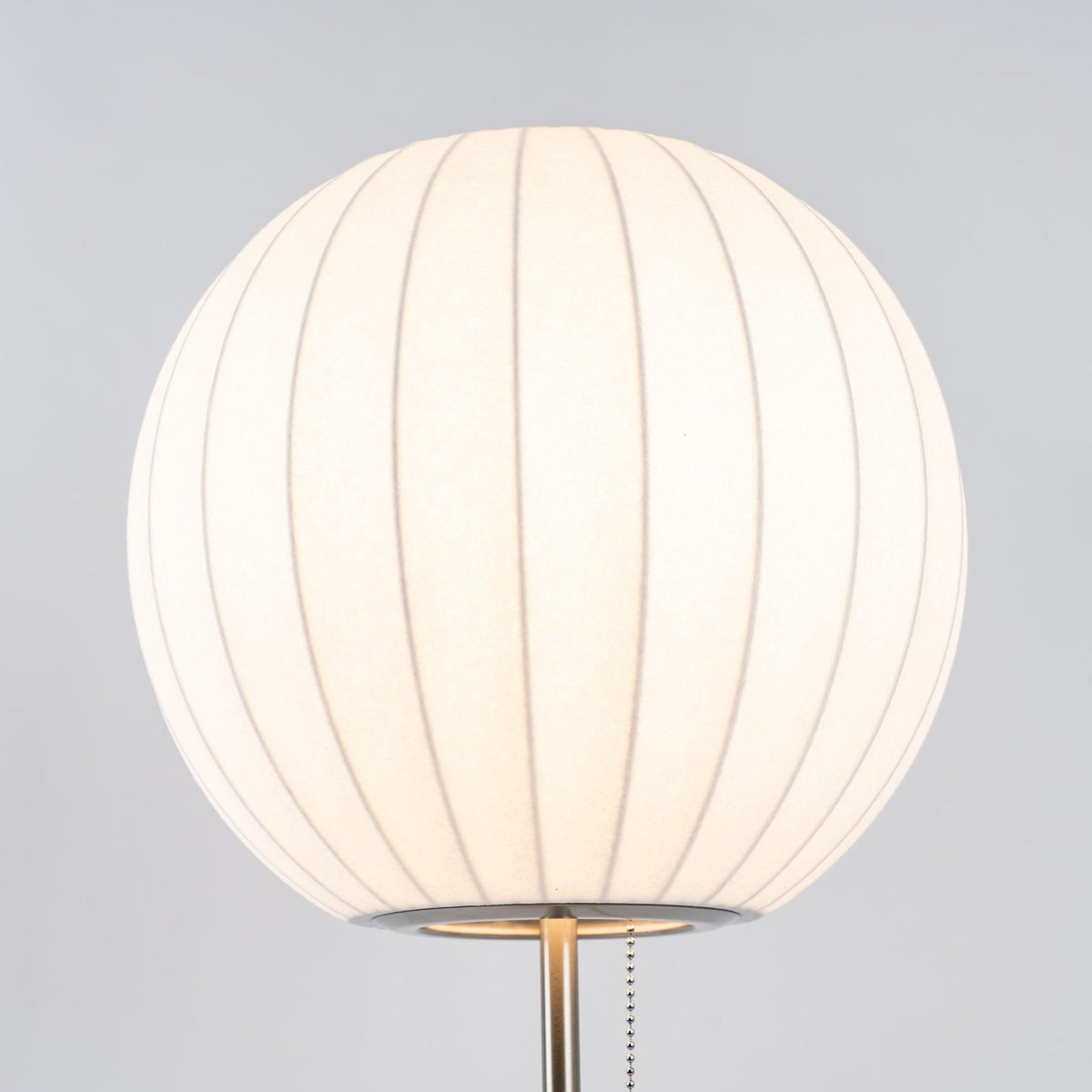 Faux Silk Bubble Table Lamp
