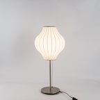 Faux Silk Bubble Table Lamp