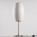 Faux Silk Bubble Table Lamp