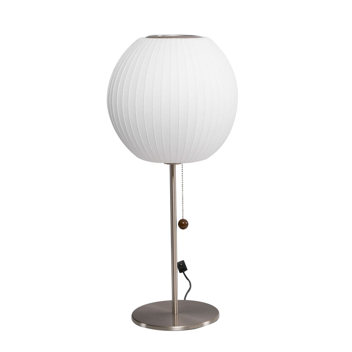 Faux Silk Bubble Table Lamp