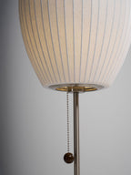 Faux Silk Bubble Table Lamp
