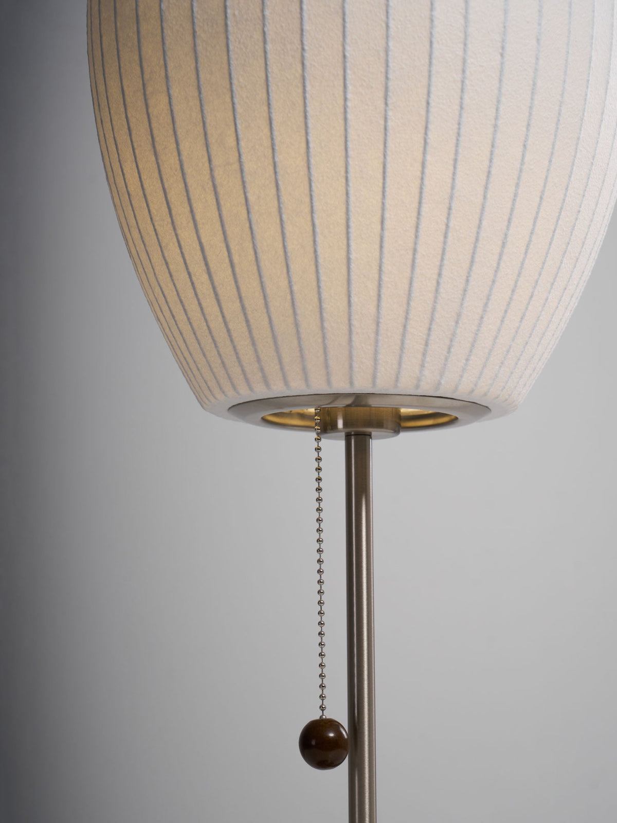 Faux Silk Bubble Table Lamp