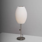 Faux Silk Bubble Table Lamp