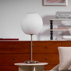 Faux Silk Bubble Table Lamp