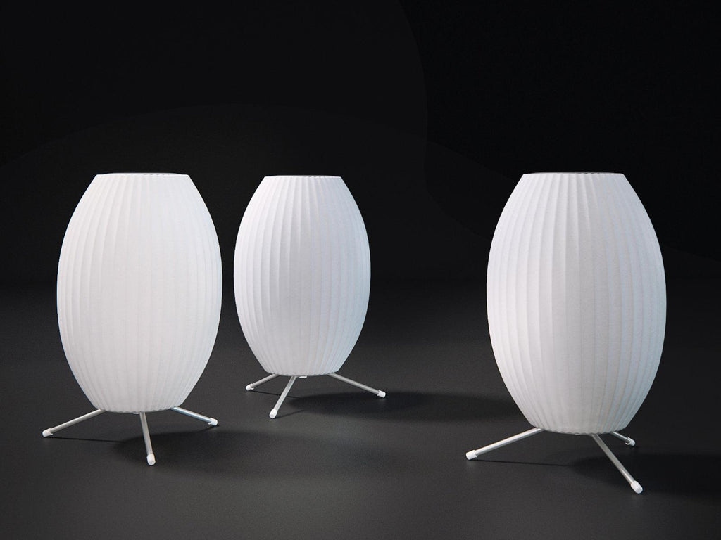 Tripod Bubble Table Lamp