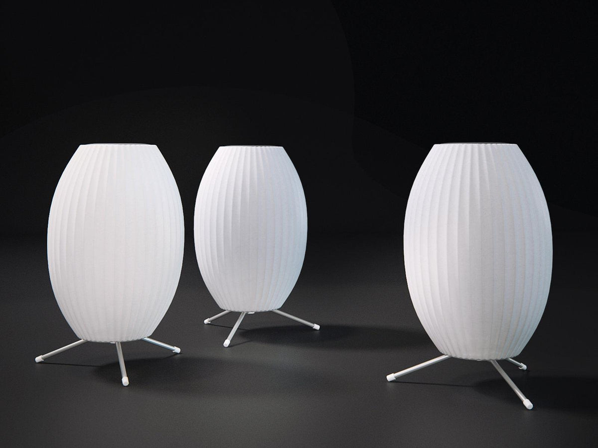 Tripod Bubble Table Lamp
