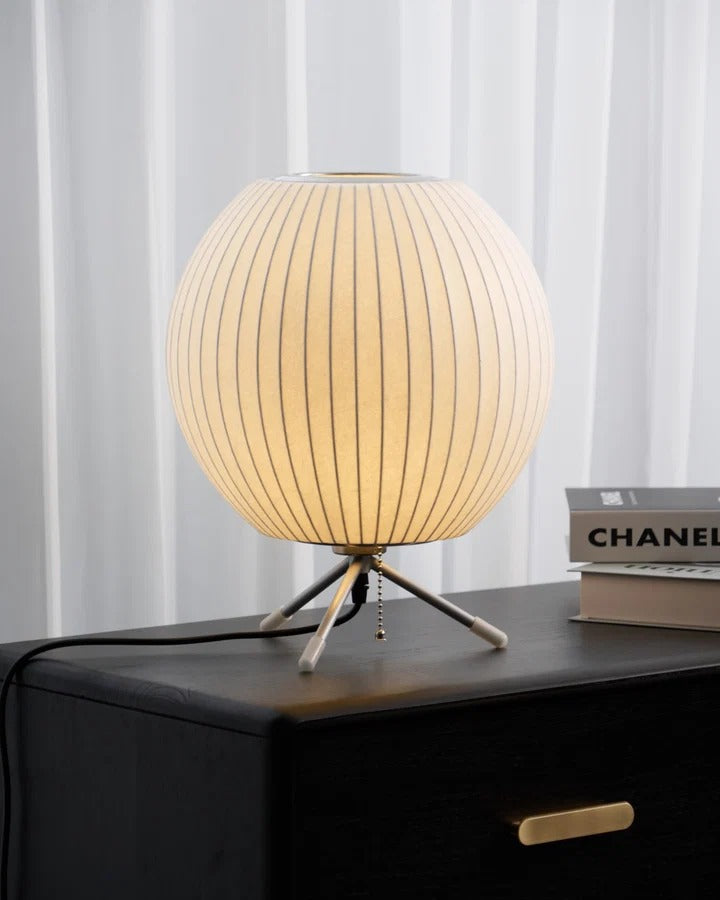 Tripod Bubble Table Lamp