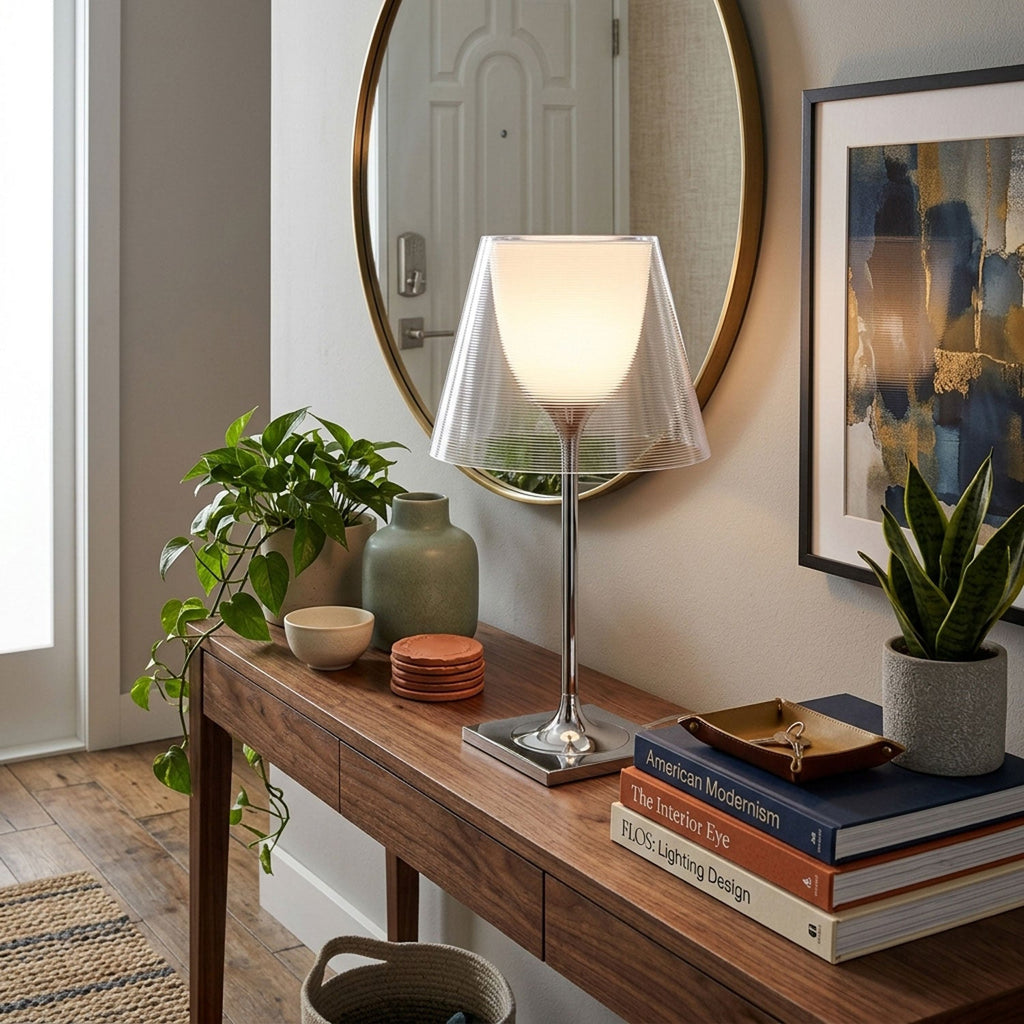 Chrome Prism Table Lamp
